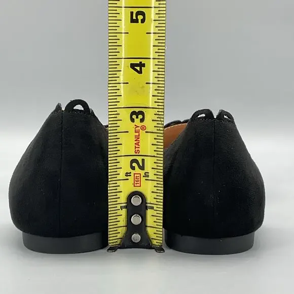 NEW Journee Collection Women’s Jezlin Scalloped Flats Black Size 7.5 - Picture 4 of 10